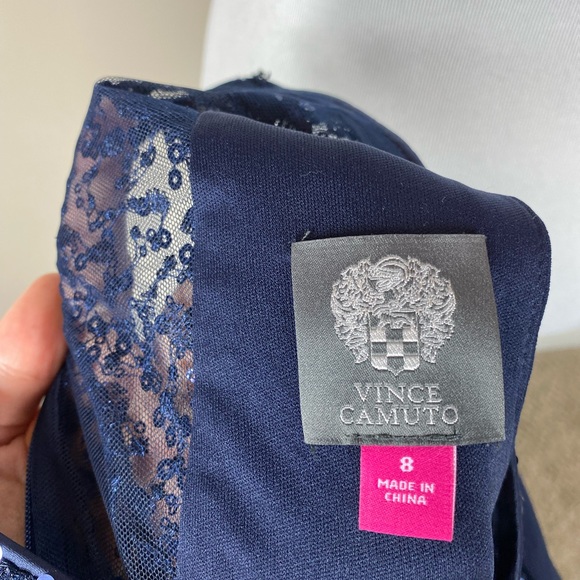 Vince Camuto Navy Gown - Picture 7 of 11